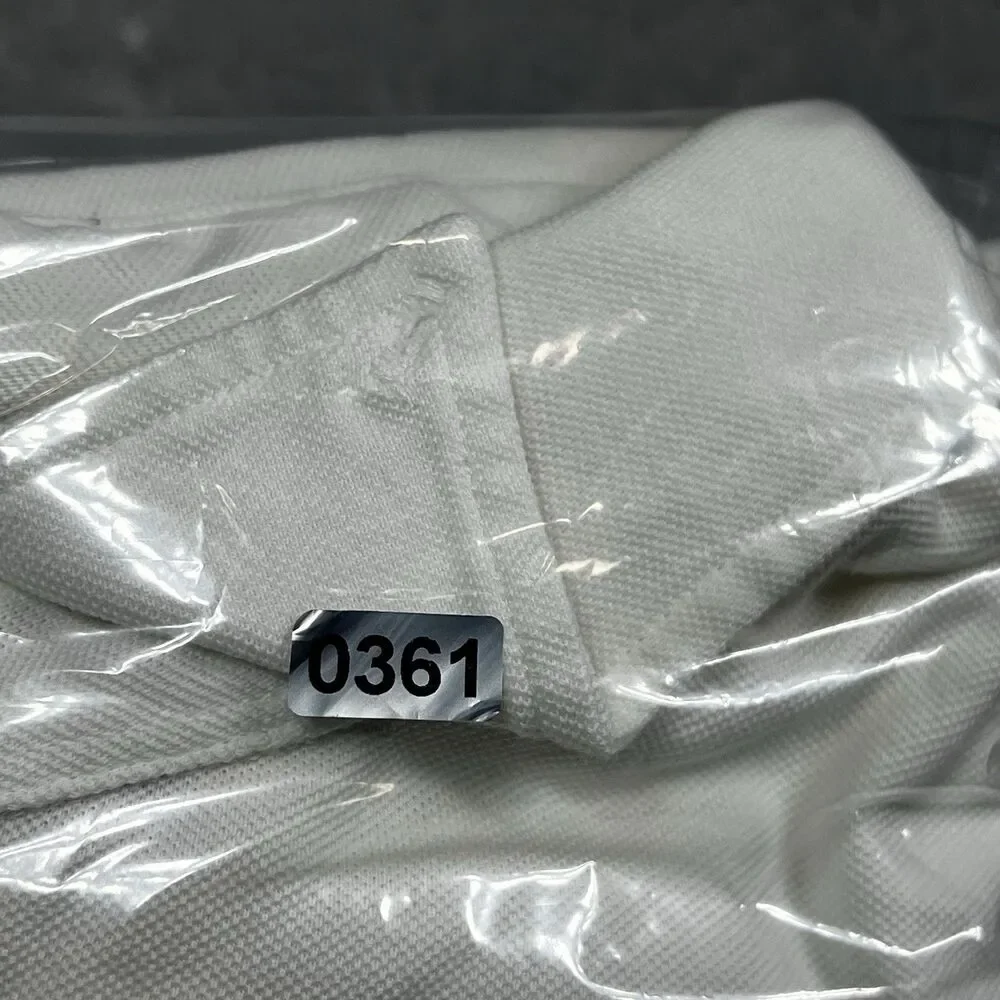 Ralph Lauren Knit Oxford Polo Shirt Men 4XLT Tall White Short Sleeve Cotton